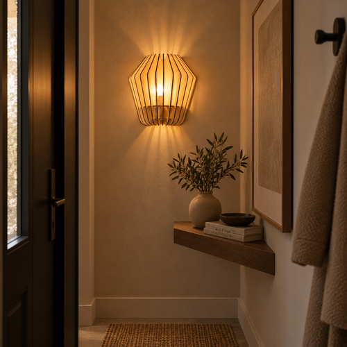 Bomerango Wall Spin houten wandlamp medium