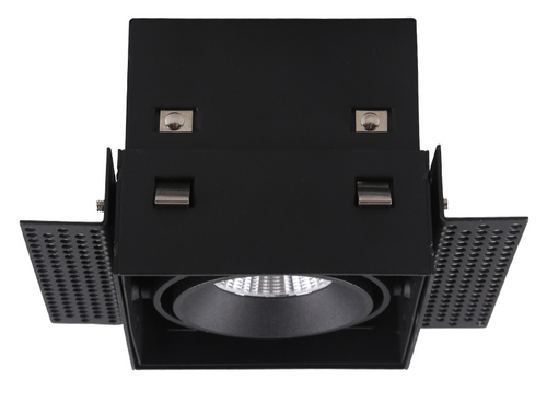 Artdelight Inbouwspot Trofa 1L - Zwart