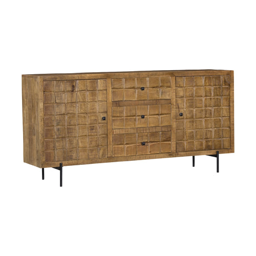 StarFurn Dressoir Brandy - Naturel Mangohout - 160x40x90cm - vtwonen shop