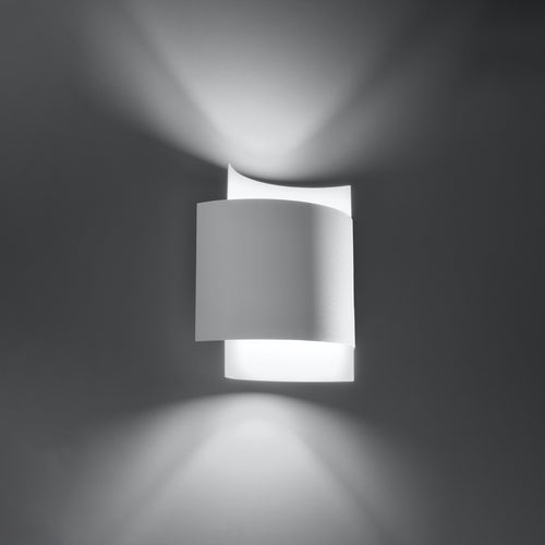Sollux Lighting Wandlamp IMPACT wit - 22x11x23cm