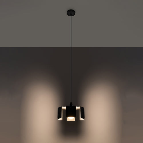 Sollux Lighting Hanglamp TULIP zwart - 24x24x110cm