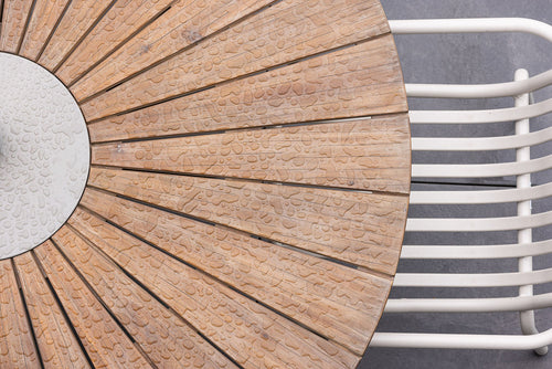 Rebellenclub Ronde Tuintafel Yucca - ø140cm - Hout - vtwonen shop