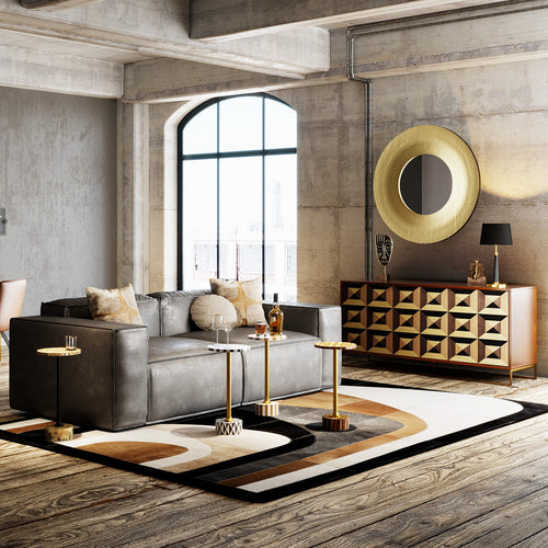 Kare Design Bijzettafel Domero Star bruin wit 25cm - vtwonen shop