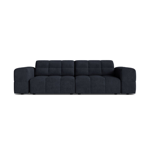 Cosmopolitan Design - Bank Chicago 3-zits, chenille marineblauw - 102x212x78cm