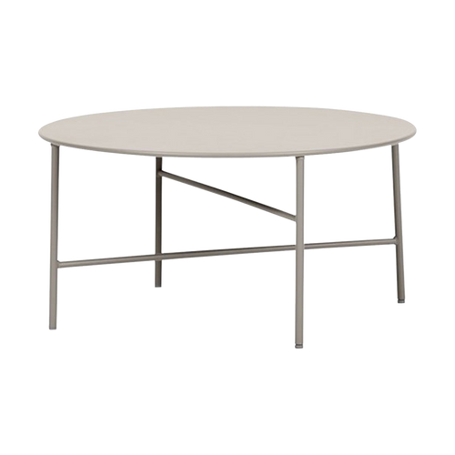 Lisomme Mila metalen tuin salontafel grijs - Ø 70 cm - vtwonen shop