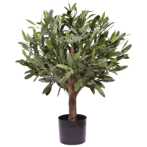 Maxifleur Olijf Kunstbol D 40cm UV in pot