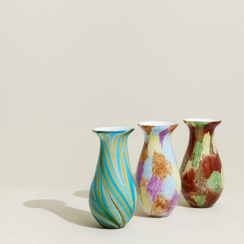 Hübsch vaas Kaleido - glas - ø15xh30cm