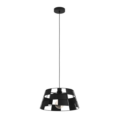 EGLO hanglamp Pontefract - e27 - ø 42 cm - zwart - staal - vtwonen shop