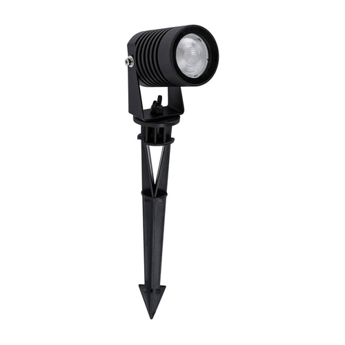 Merano Courtenay 33cm buitenpen zwart aluminium, glas LED 5W 378Lm 3000K IP65