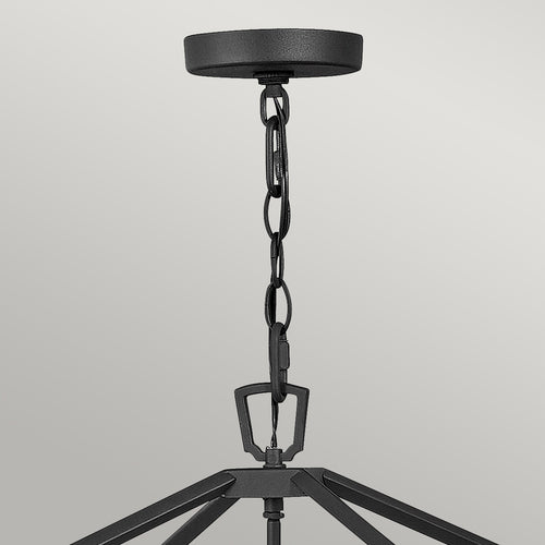 Elstead Hinkley Alford Outdoor hanglamp museum zwart, IP44