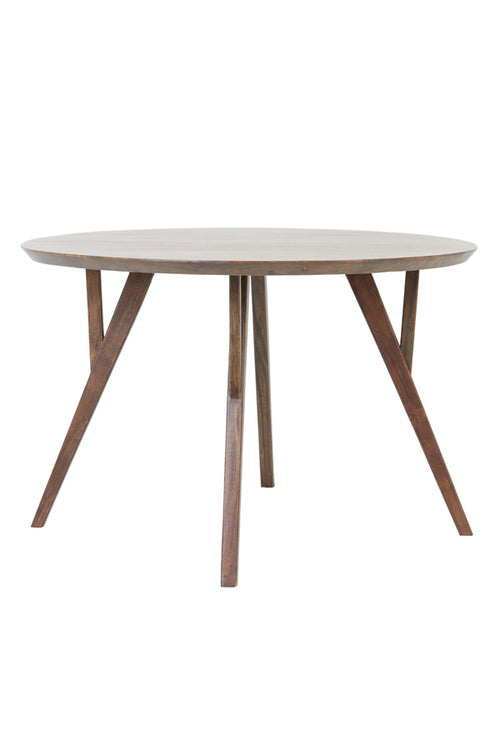 Light & Living eettafel QUENZA - Ø120x76cm - bruin - vtwonen shop