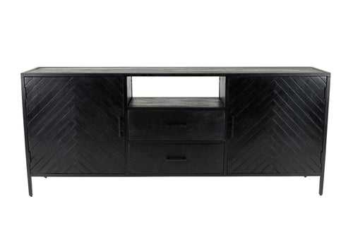 Kick dressoir Hugo hoog-75cm - Zwart - vtwonen shop