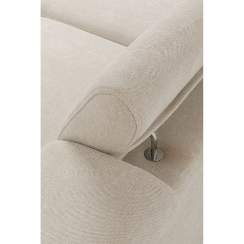 Kare Design Hoekbank Rocco links creme