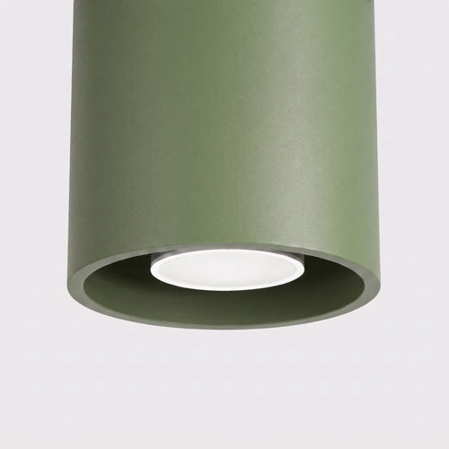 Sollux Lighting Plafondlamp ORBIS 1 olijfgroen - 10x10x10cm
