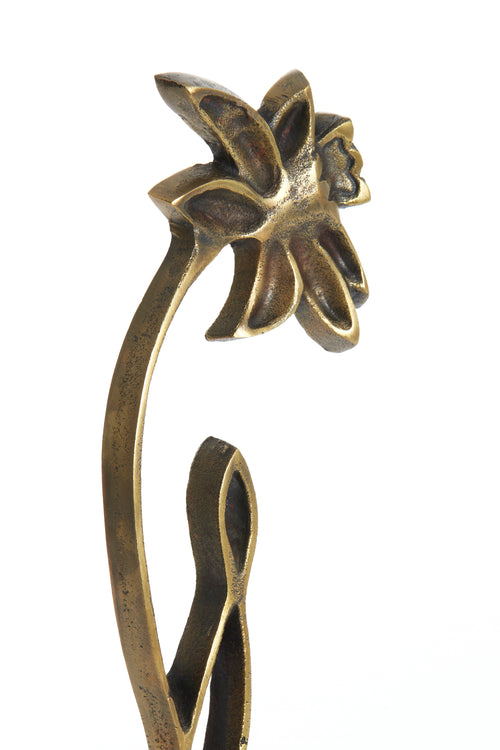 Light & Living ornament DAFFODIL - 12x7.5x40cm - brons