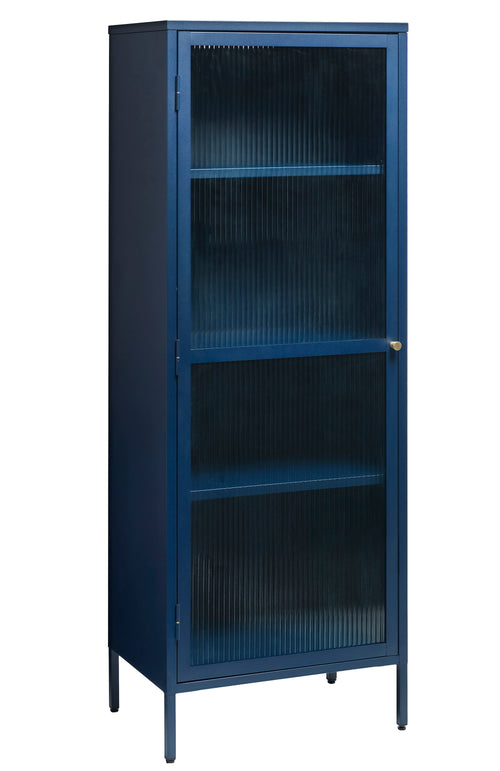 Rebellenclub vitrinekast omeo - 160 x 58 cm - blauw - vtwonen shop