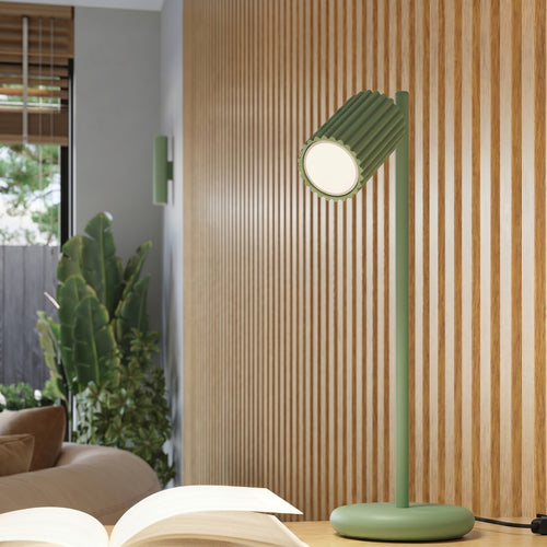 Sollux Lighting Plafondlamp KARBON 4L salie - 81x6,5x16,5cm