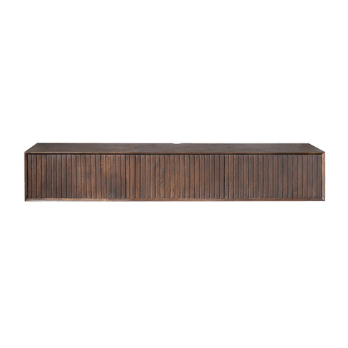 StarFurn Tv-meubel Madison - Zwevend Bruin Hout - 160x35x30cm