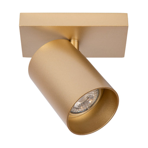 Atmooz plafondlamp Nuo 1 - goud - goud binnenin - 15 x 10 x H 12 cm - GU10