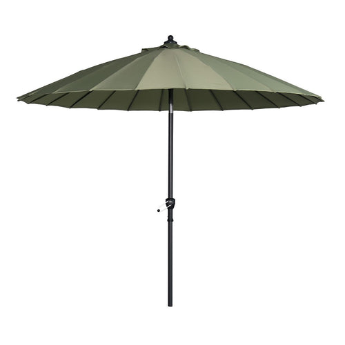 Garden Impressions stokparasol Manilla olijf Ø250 cm met Cosmo voet en hoes