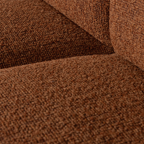 WOOOD 1-zits bank Mojo - Bouclé - Roest Bruin Melange - 74x80x97 - vtwonen shop