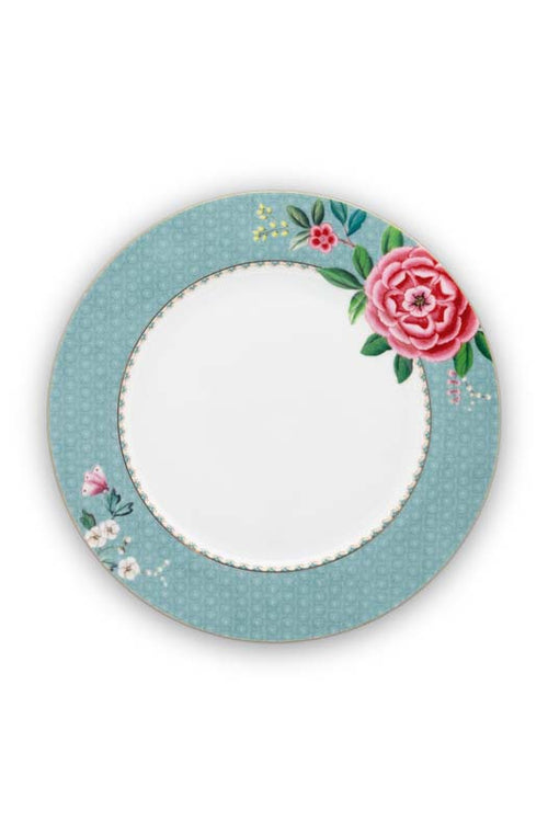 Pip Studio Blushing Birds Dinerborden - Servies - Set van 2 borden - Blauw - 26.5cm - vtwonen shop