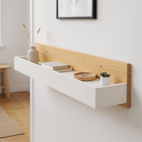 Calicosy - Wandplank EVE - Wit 60x10x12 cm
