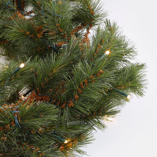 Triumph Tree Forest Frosted Guirlande - Kerstversiering met 96 LED Lampjes en Timerfunctie - Kerstslingers voor Muur, Deur, Trap of Vensterbank -