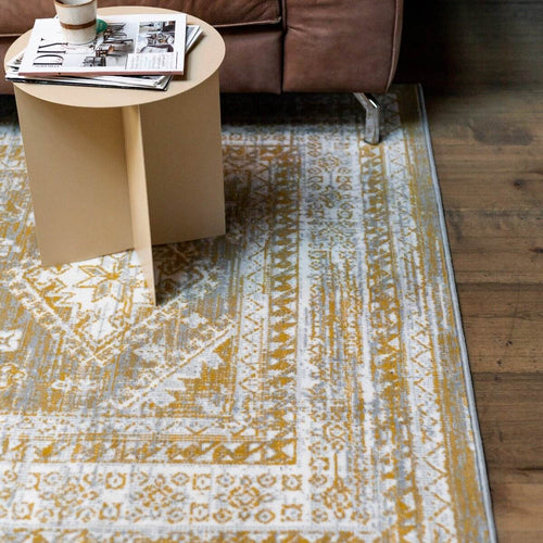 Interieur05 Vintage Vloerkleed Aila Geel - 190 x 280 cm - vtwonen shop
