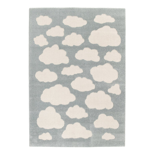 AFK Living vloerkleed Nuages - reliëfeffect - blauw - 120 x 170 cm