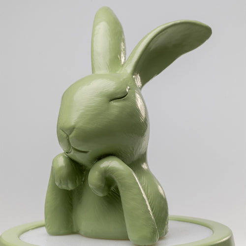 Kare Design Tafellamp Animal konijn LED 29cm groen matcha