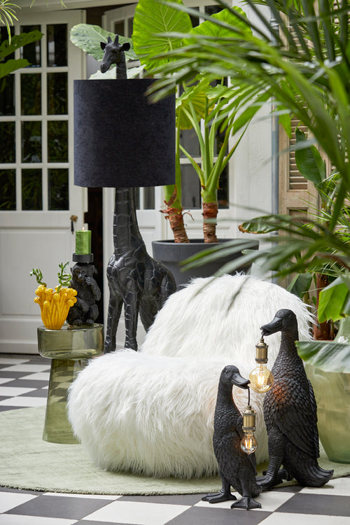 Light & Living vloerlamp GIRAFFE - 44x33.5x184cm - zwart