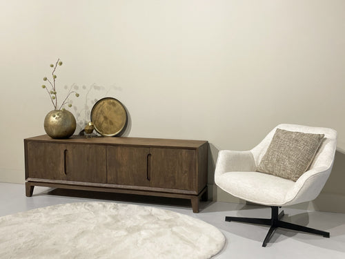 Livingfurn tv-meubel Cortez - 170x55x40 cm - mangohout