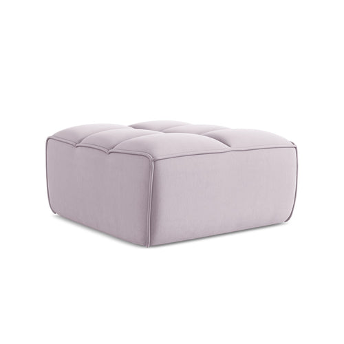 LaMiaSofa Poef Belluno - velours - lavendel - 80x93x43