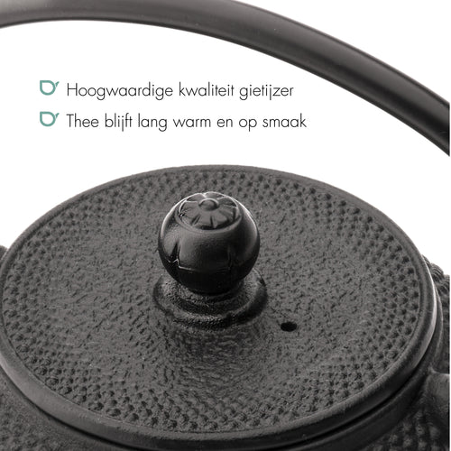 Bredemeijer - Theepot Jang 1,1L gietijzer zwart - vtwonen shop