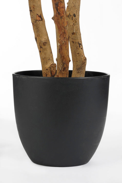 Mica Decorations Vingerplant Kunstplant in Bloempot - H150 x  Ø70 cm - Groen