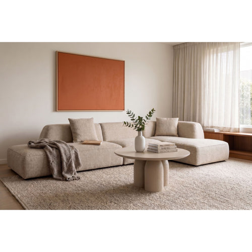 Housecraft Living Tanja 4,5-Zitsbank/ Hoekbank Rechts Beige