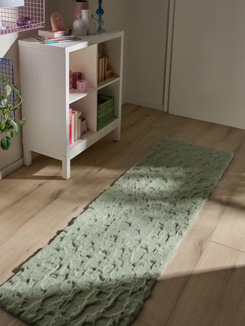 benuta loper Immy - groen - 60x200 cm