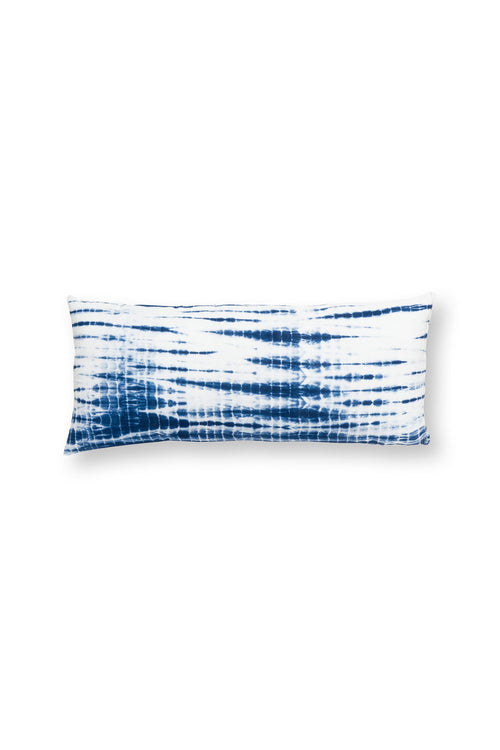 vtwonen - Sierkussen Tie Dye - Blauw, Wit - 30x70cm - vtwonen shop