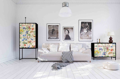 Dressoir MDF 2 deuren en 2 lades met print - vtwonen shop