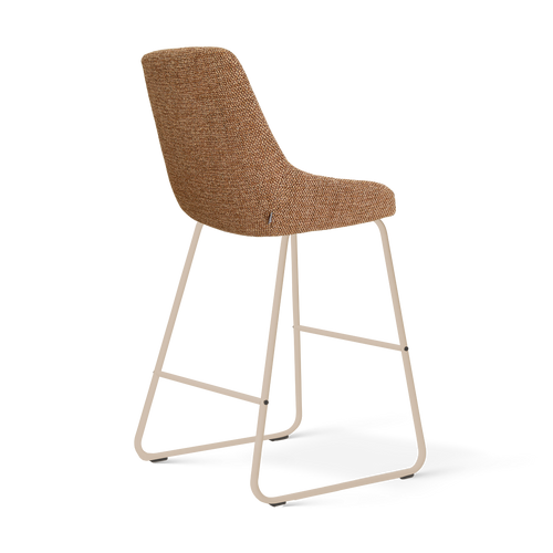 Nolon Nino-Isa barkruk bruin blend - beige onderstel - 65 cm