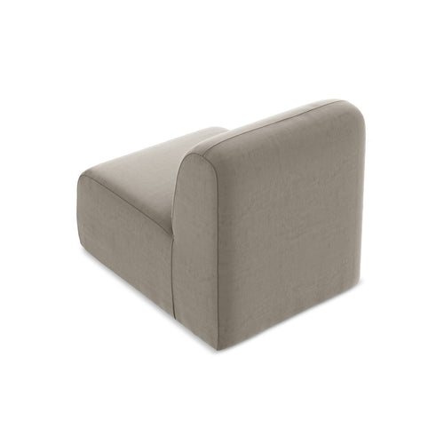 LaMiaSofa Bankmodule midden Cervo - velours - taupe - 70x94x75
