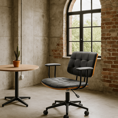 Kare Design Draaibare Bureaustoel Nelly zwart - vtwonen shop