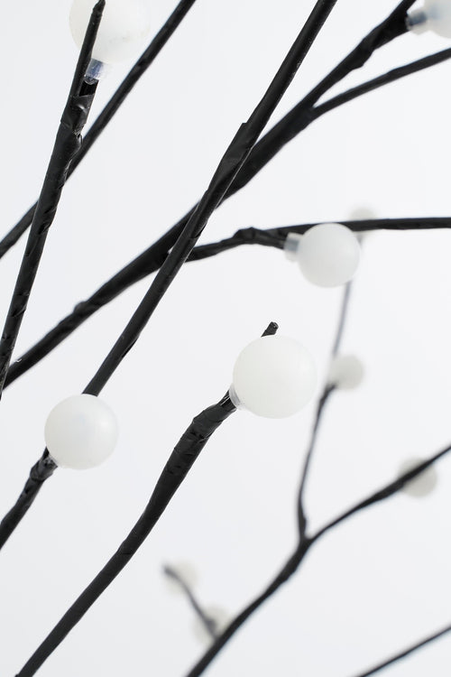 Luca Lighting Boom met Klassiek Witte LED Verlichting - H150 x Ø80 cm - Metaal - Zwart