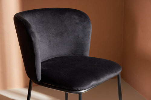 Rebellenclub Eetkamerstoel Ika - Set van 2 - Zwart - vtwonen shop