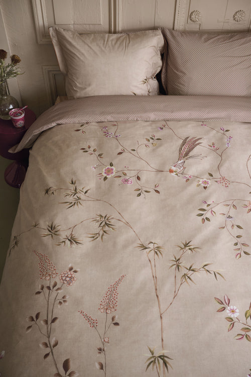 Pip Studio  Bamboo Blossom - 240 x 200/220 cm - Khaki - vtwonen shop