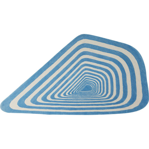Kare Design Vloerkleed Electric Diamond blauw