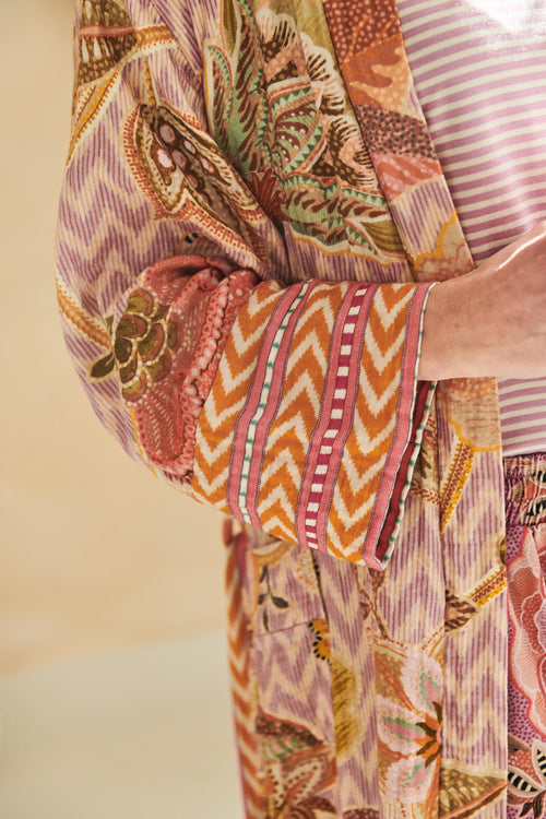 Pip Studio - Noa Kimono - Dames - Hakuna - Lila - XXL - vtwonen shop