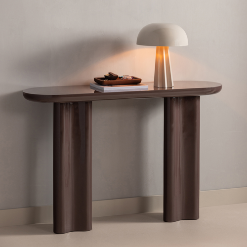 WOOOD tafellamp Virel - Metaal - Hoogglans Lichtgrijs - 29x11x11
