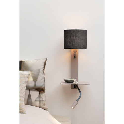 it's about RoMi wandlamp Florence - bruin - 24x24x52cm - vtwonen shop